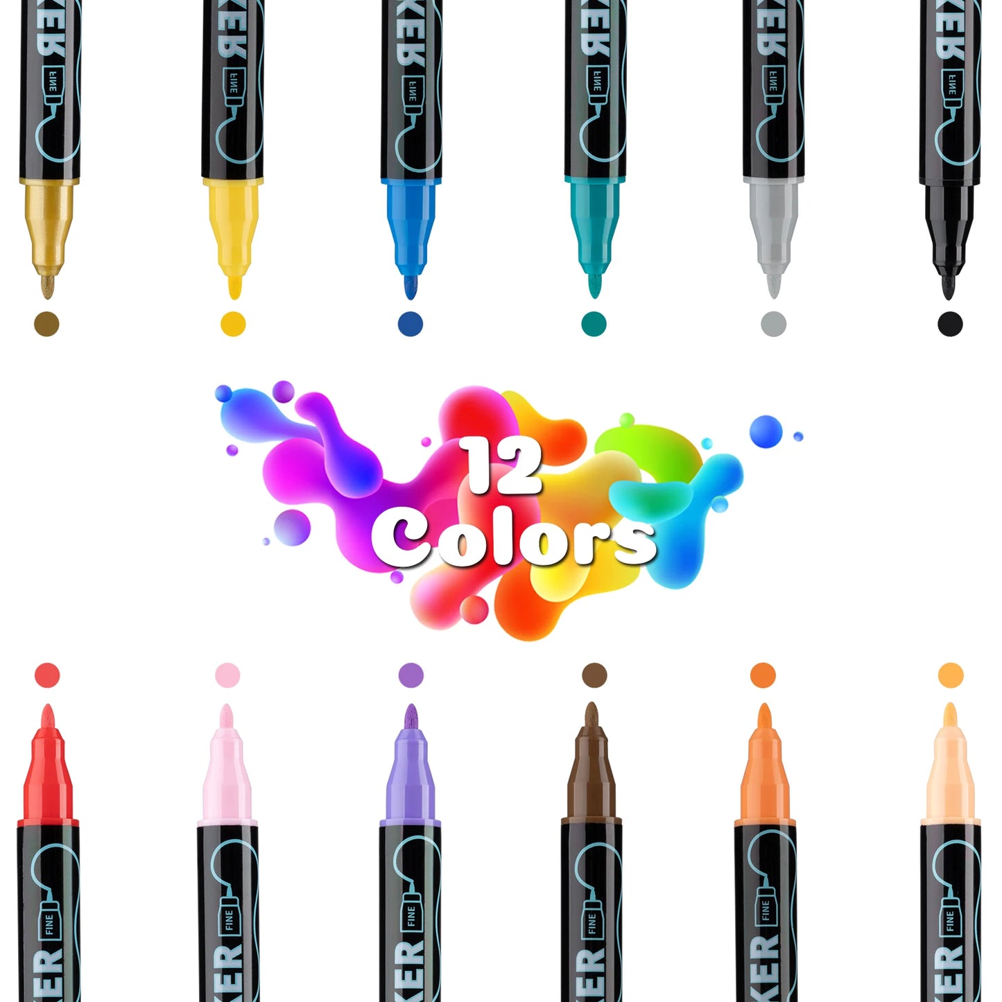 ColourMePJs™ Acrylic Pens