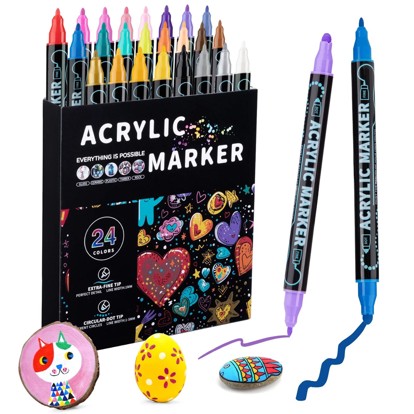 ColourMePJs™ Acrylic Pens
