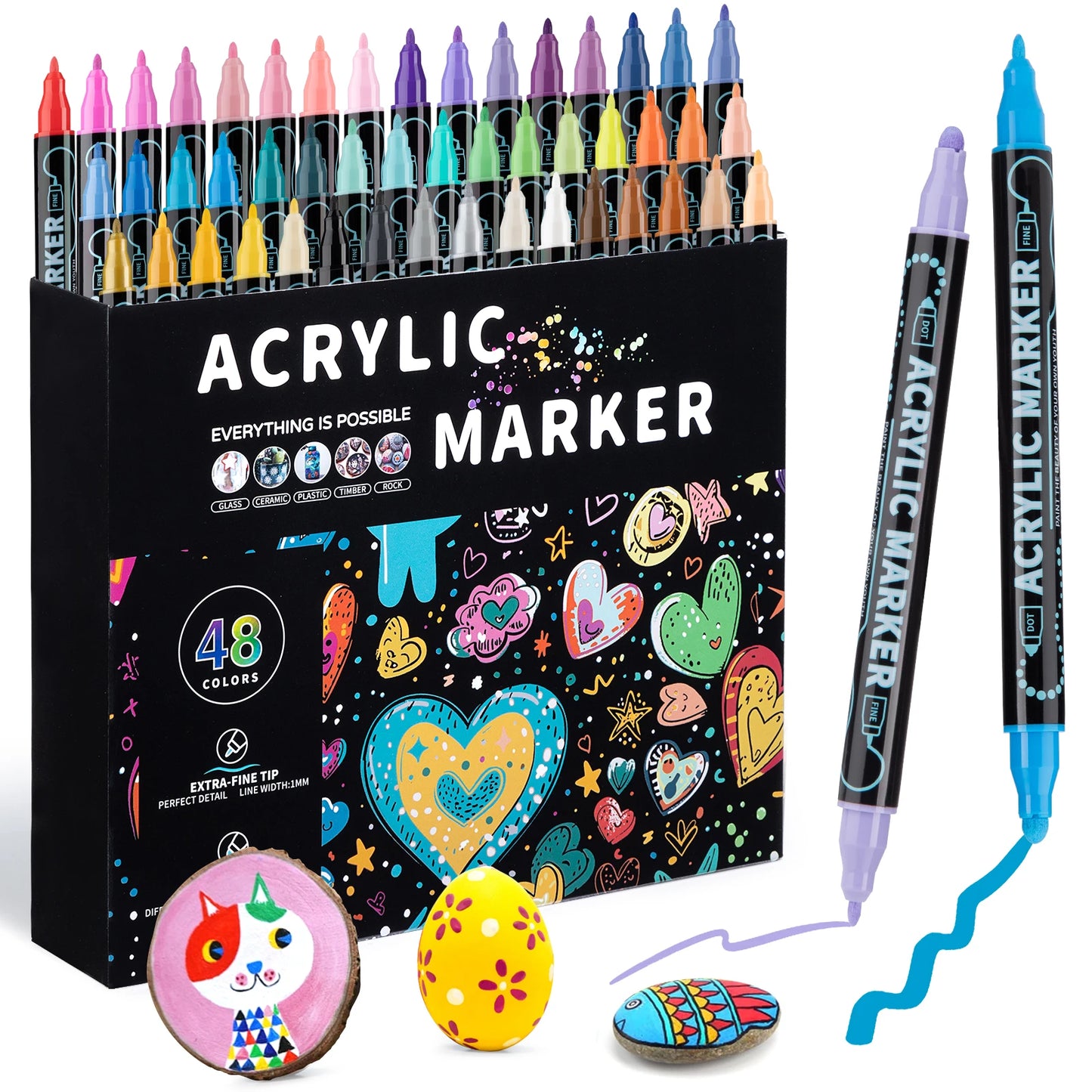 ColourMePJs™ Acrylic Pens