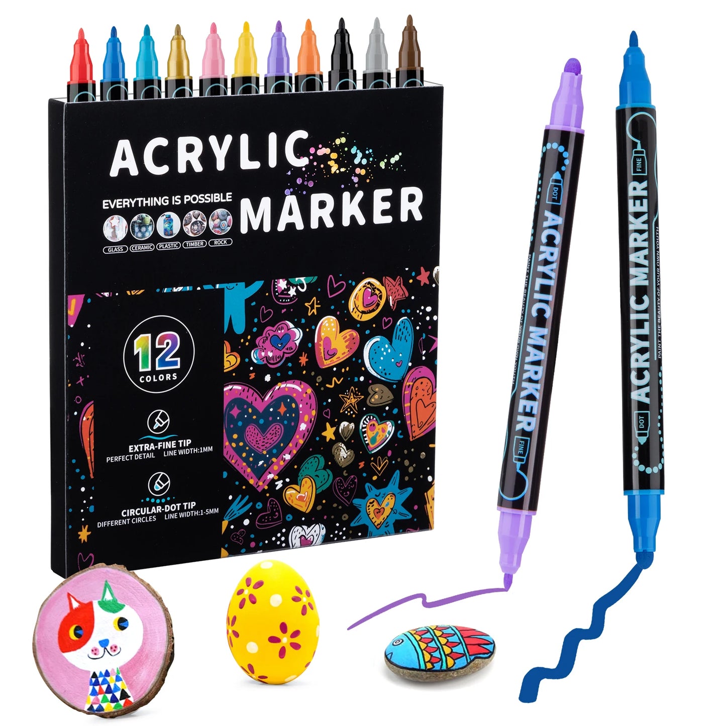 ColourMePJs™ Acrylic Pens